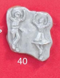 3340-40 Accessory Metallic Resin 6CM