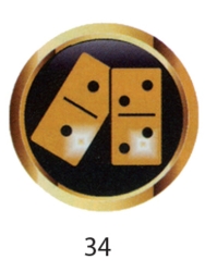 3334-34 Center disc D-50 plastic 50MM