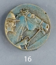 3337-16 Center disc Resina 50mm.