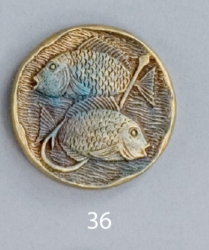 3337-36 Center disc Resina 50mm.