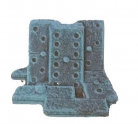 3342-48 Aplic resina Pintat 10CM