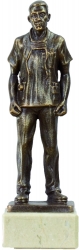 4989B TROFEO ENFERMERO ORO